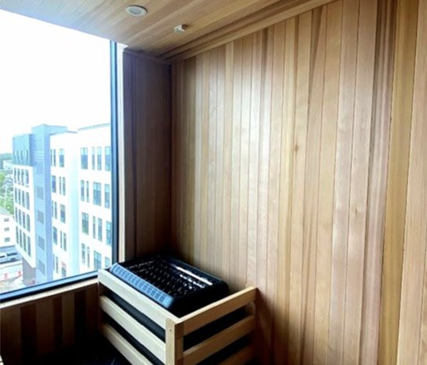 Sauna at Rambler Columbus.